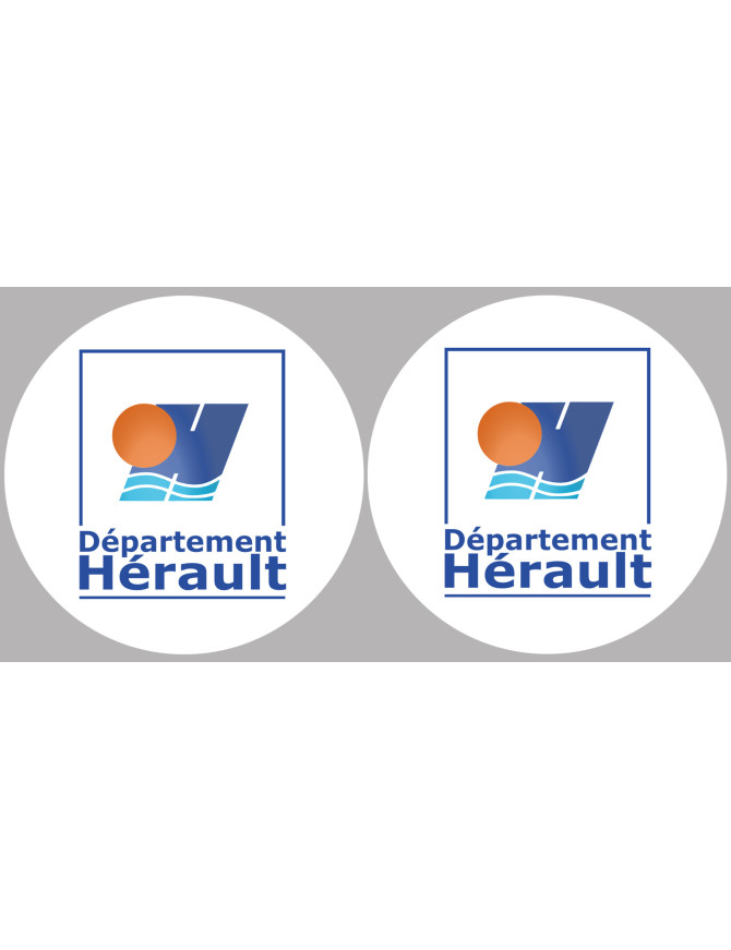l'Hérault (2fois 5cm) - Sticker/autocollant