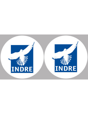 Indre (2fois 5cm) - Sticker/autocollant
