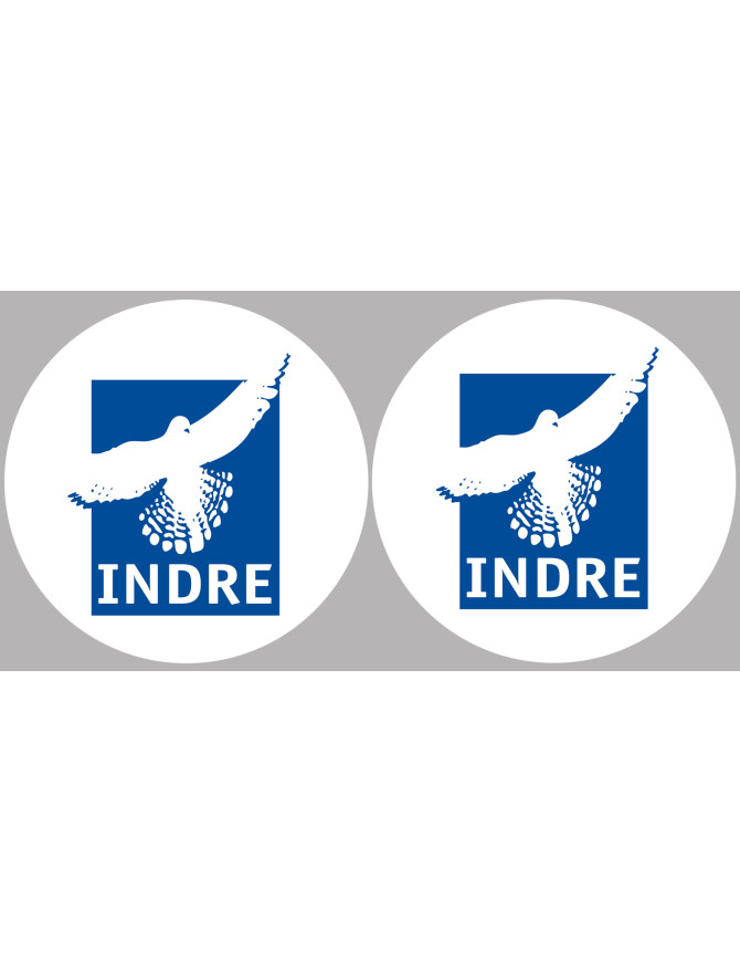 Indre (2fois 5cm) - Sticker/autocollant