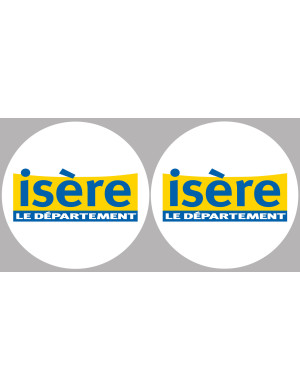 Isère (2fois 5cm) - Sticker/autocollant