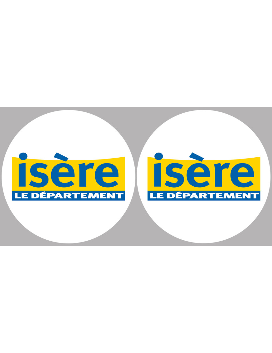 Isère (2fois 5cm) - Sticker/autocollant