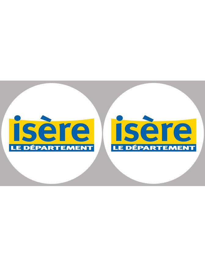 Isère (2fois 5cm) - Sticker/autocollant