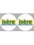 Isère (2fois 5cm) - Sticker/autocollant