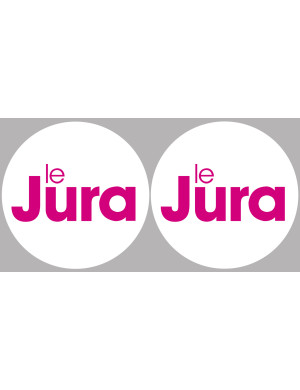 le Jura (2fois 5cm) - Sticker/autocollant