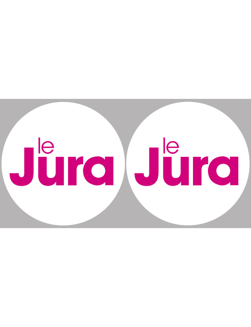 le Jura (2fois 5cm) - Sticker/autocollant