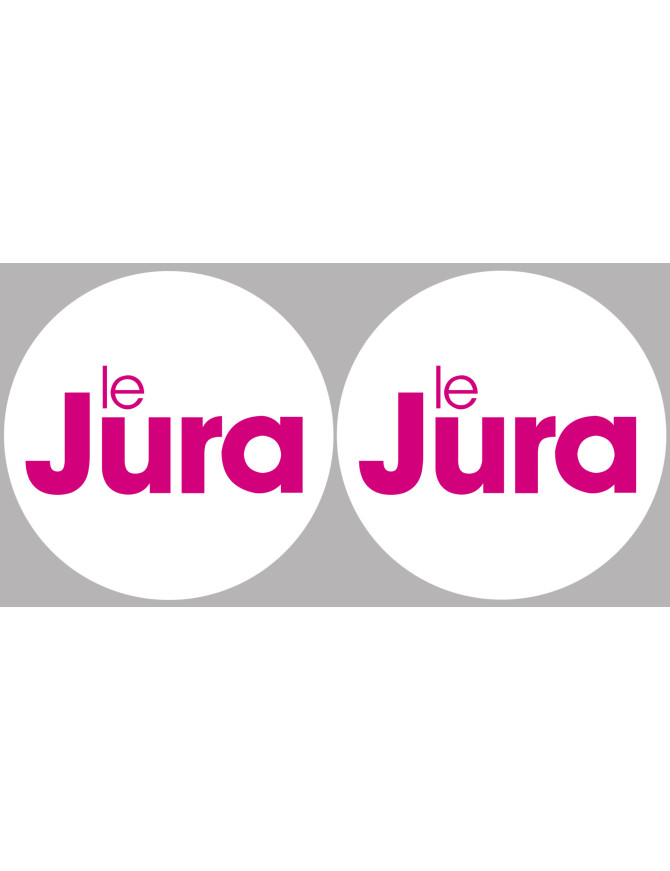 le Jura (2fois 5cm) - Sticker/autocollant