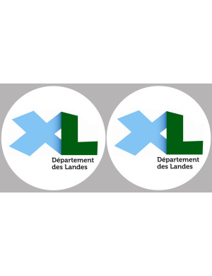 les Landes (2fois 5cm) - Sticker/autocollant