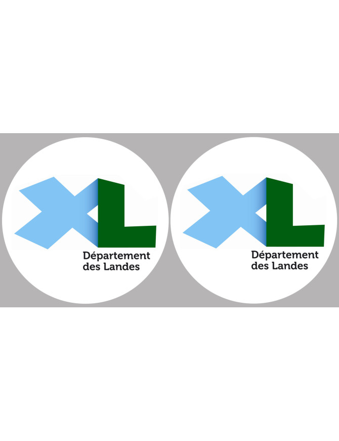 les Landes (2fois 5cm) - Sticker/autocollant