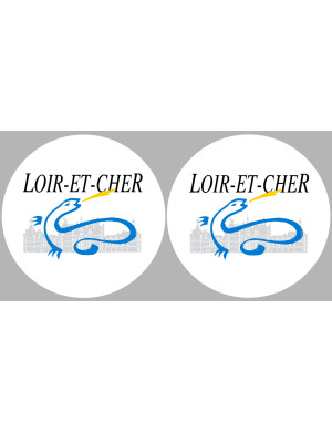 le Loir et Cher (2fois 5cm) - Sticker/autocollant