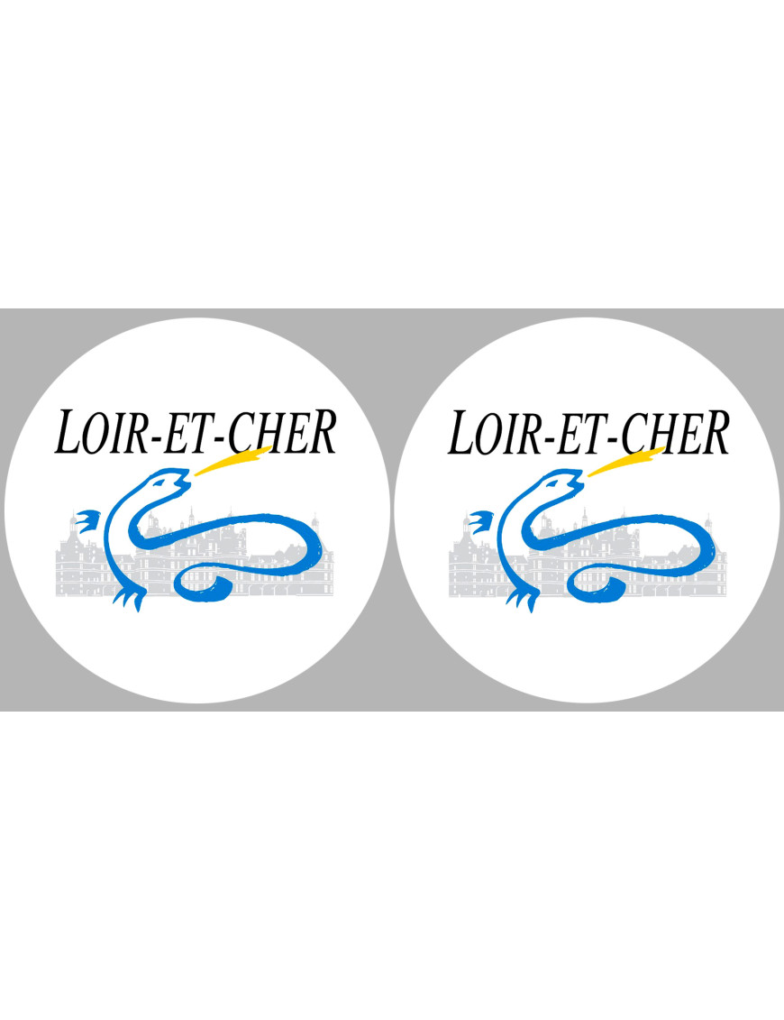 le Loir et Cher (2fois 5cm) - Sticker/autocollant