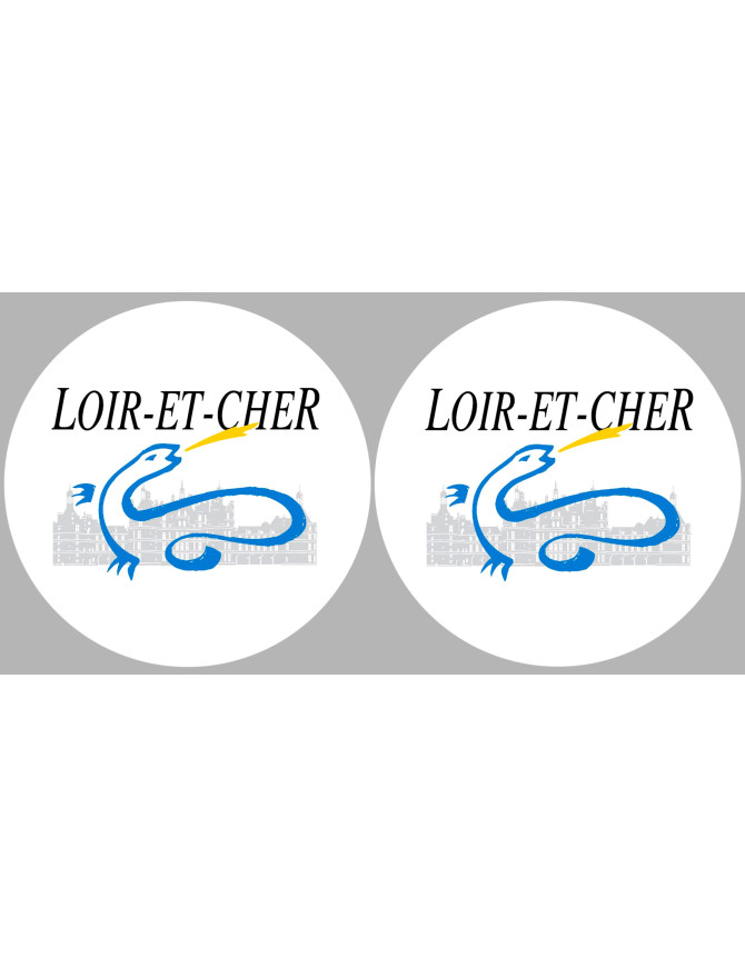 le Loir et Cher (2fois 5cm) - Sticker/autocollant