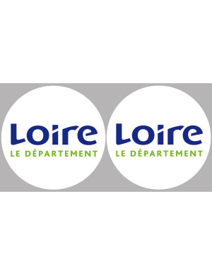 la Loire (2fois 5cm) - Sticker/autocollant