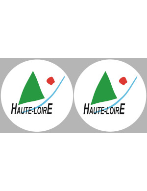 la Haute Loire (2fois 5cm) - Sticker/autocollant