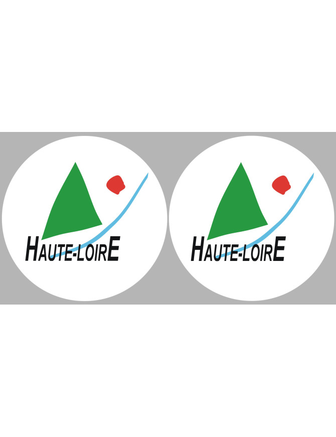 la Haute Loire (2fois 5cm) - Sticker/autocollant