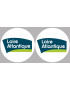 la Loire Atlantique (2fois 5cm) - Sticker/autocollant