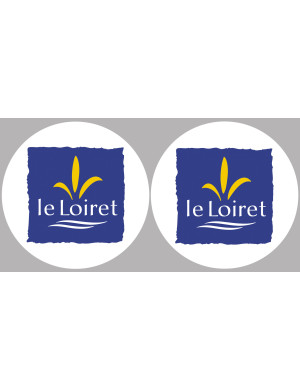 le Loiret (2fois 5cm) - Sticker/autocollant