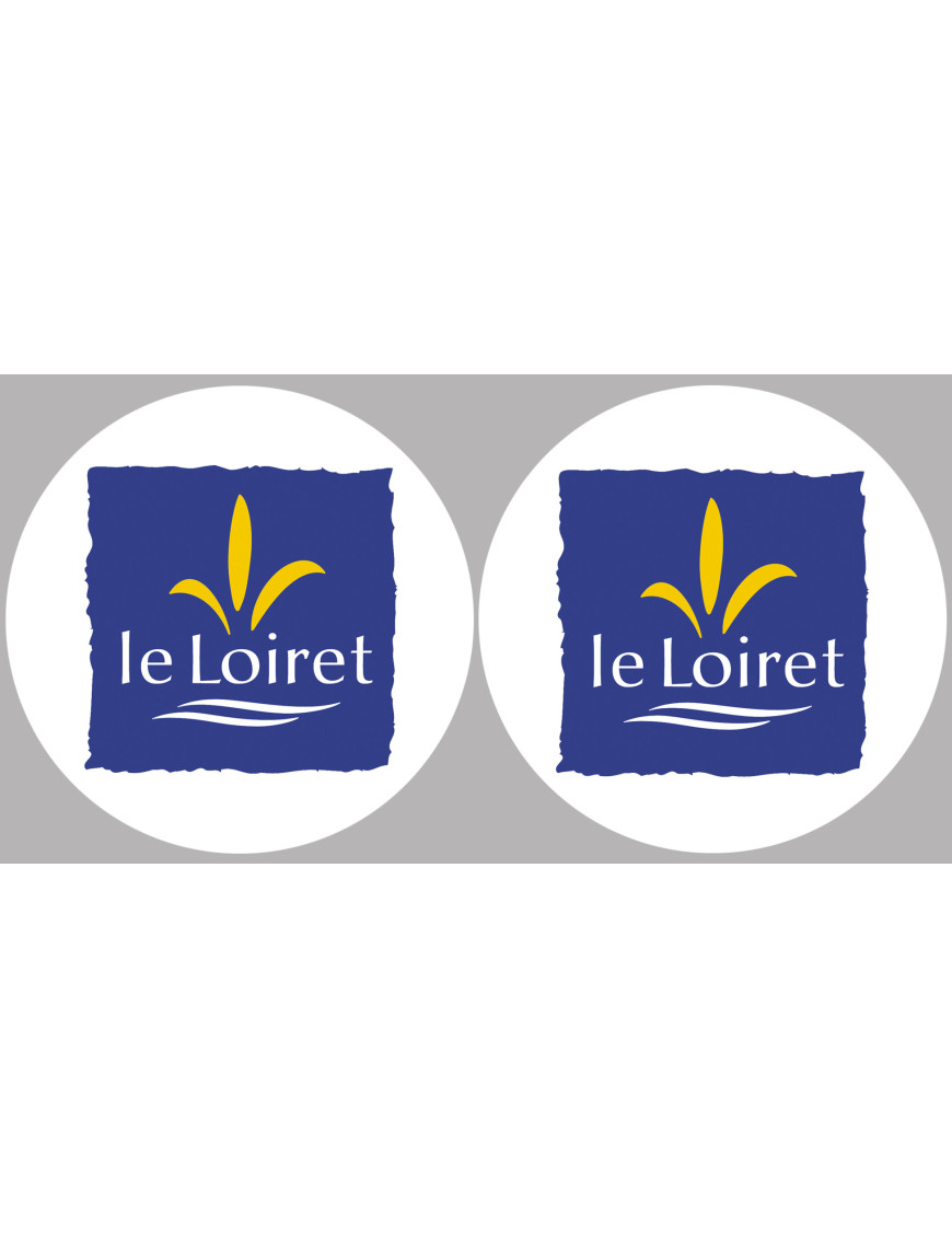 le Loiret (2fois 5cm) - Sticker/autocollant