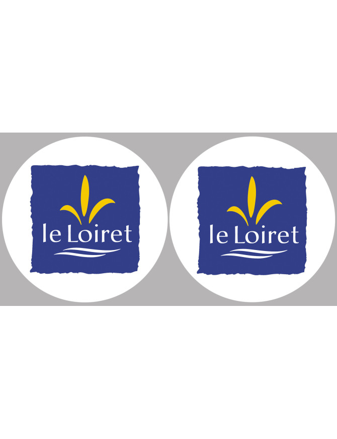le Loiret (2fois 5cm) - Sticker/autocollant