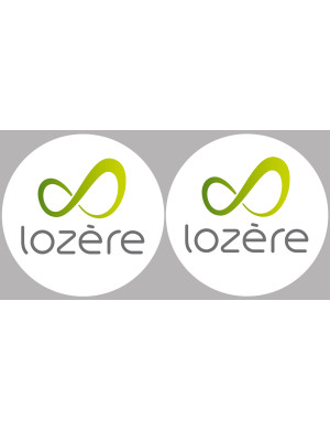 la Lozère (2fois 5cm) - Sticker/autocollant