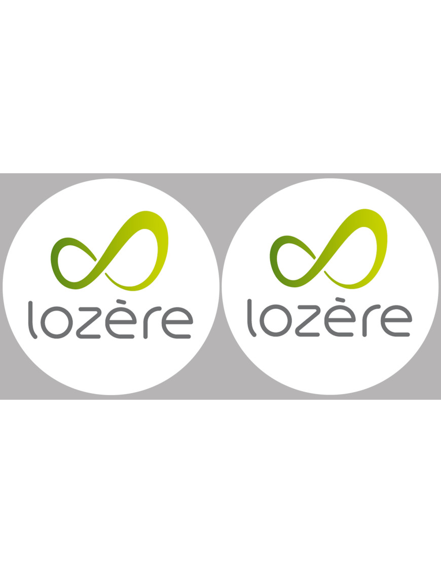 la Lozère (2fois 5cm) - Sticker/autocollant