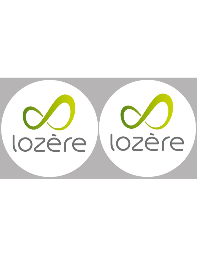 la Lozère (2fois 5cm) - Sticker/autocollant