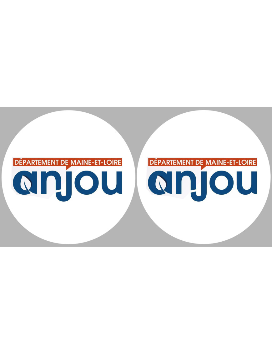 l'Anjou (2fois 5cm) - Sticker/autocollant