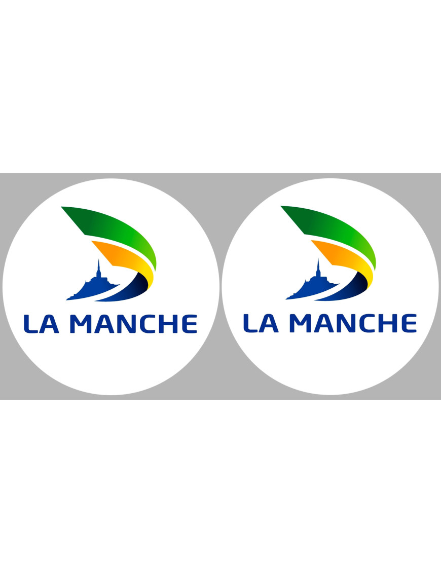 la Manche (2fois 5cm) - Sticker/autocollant