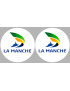 la Manche (2fois 5cm) - Sticker/autocollant