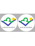 la Haute-Marne (2fois 5cm) - Sticker/autocollant