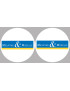 la Meurthe et Moselle (2fois 5cm) - Sticker/autocollant