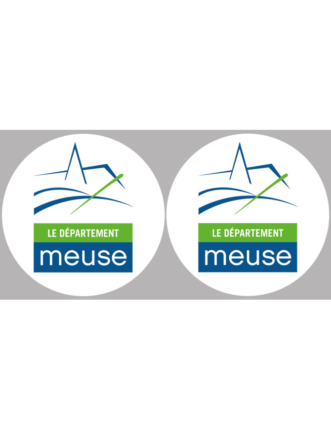 la Meuse (2fois 5cm) - Sticker/autocollant