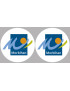 le Morbihan (2fois 5cm) - Sticker/autocollant