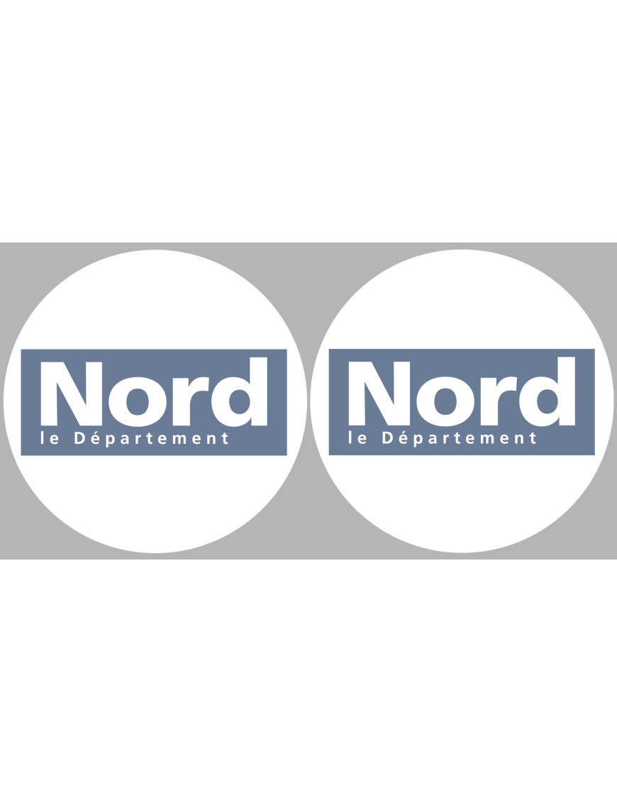 le Nord (2fois 5cm) - Sticker/autocollant