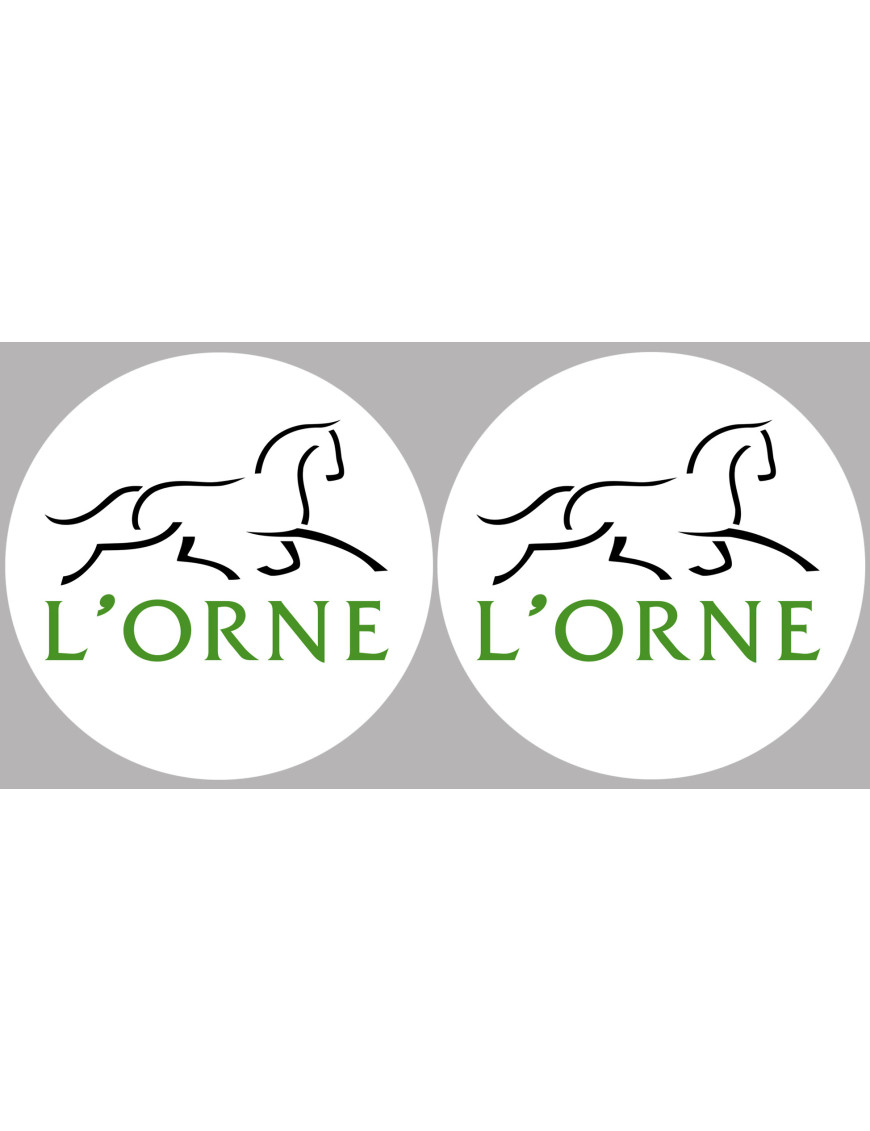 l'Orne (2fois 5cm) - Sticker/autocollant