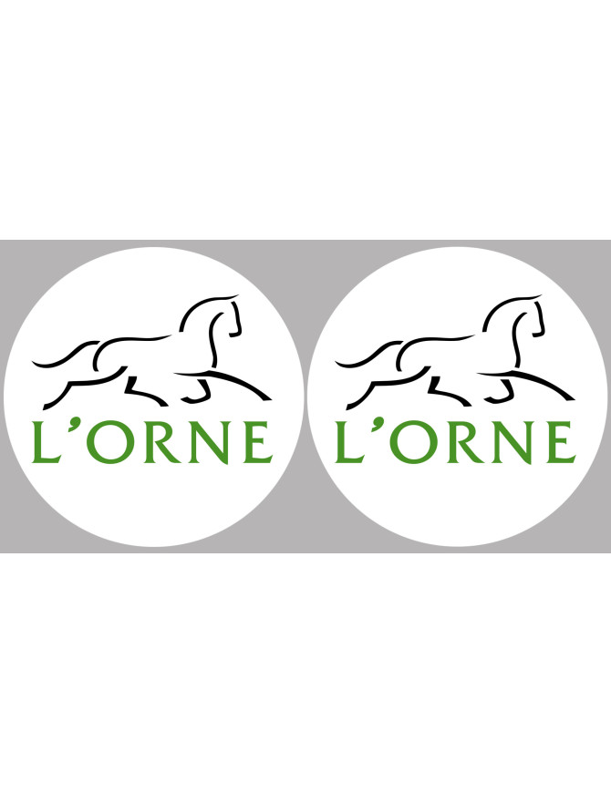l'Orne (2fois 5cm) - Sticker/autocollant