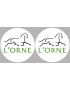 l'Orne (2fois 5cm) - Sticker/autocollant