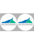 les Hautes-Pyrénées (2fois 5cm) - Sticker/autocollant
