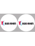 le Bas-Rhin (2fois 5cm) - Sticker/autocollant