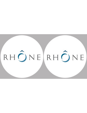 le Rhône (2fois 5cm) - Sticker/autocollant
