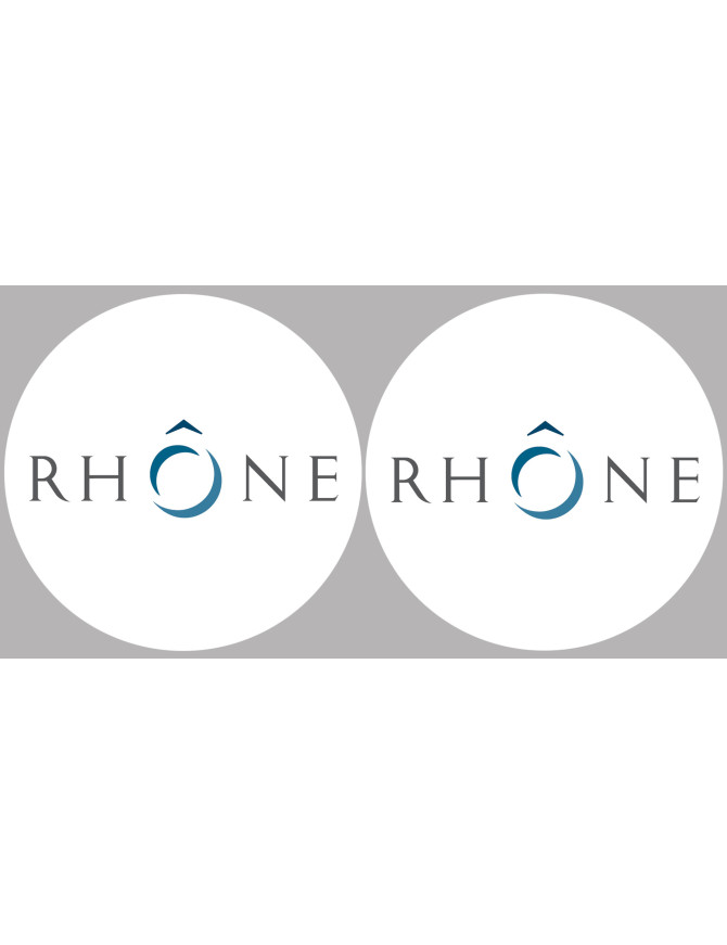 le Rhône (2fois 5cm) - Sticker/autocollant