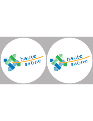 la Haute Saône (2fois 5cm) - Sticker/autocollant