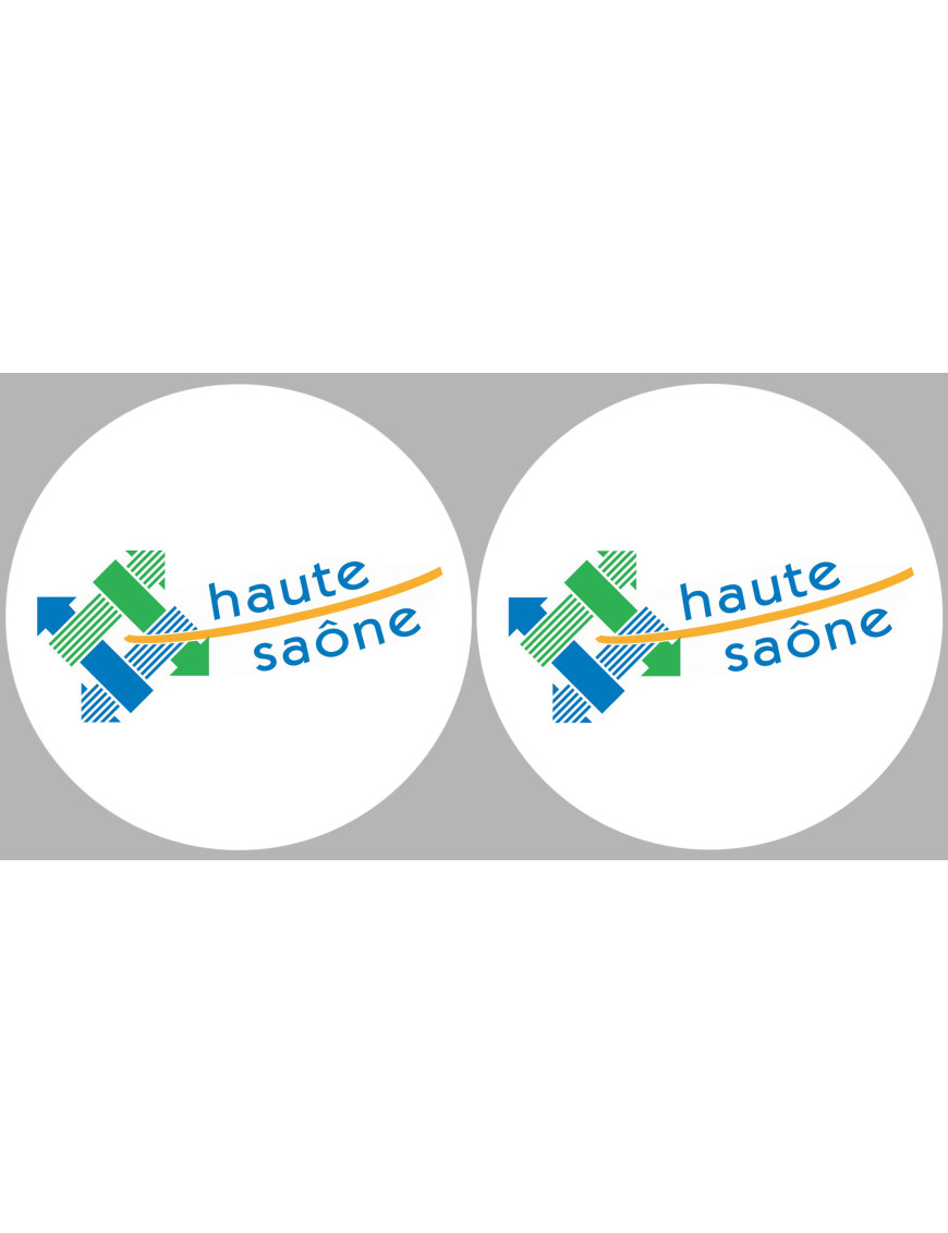 la Haute Saône (2fois 5cm) - Sticker/autocollant