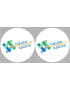 la Haute Saône (2fois 5cm) - Sticker/autocollant