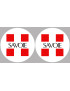 la Savoie (2fois 5cm) - Sticker/autocollant