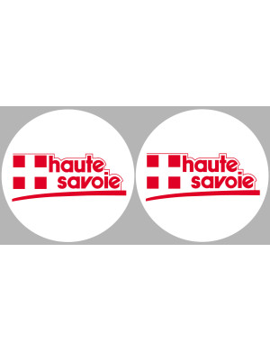 la Haute Savoie (2fois 5cm) - Sticker/autocollant
