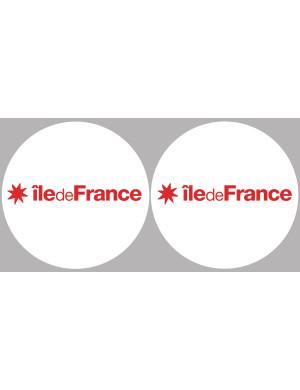l'île de France (2fois 5cm) - Sticker/autocollant