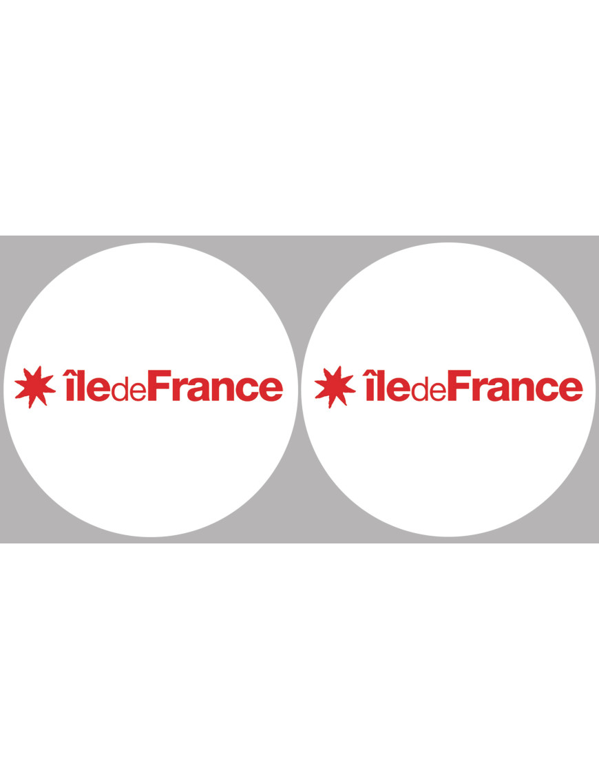 l'île de France (2fois 5cm) - Sticker/autocollant