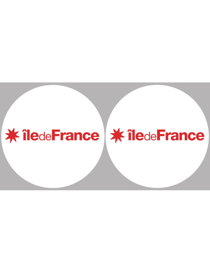 l'île de France (2fois 5cm) - Sticker/autocollant