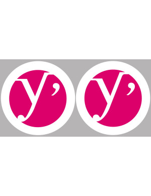 les Yvelines (2fois 5cm) - Sticker/autocollant