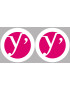 les Yvelines (2fois 5cm) - Sticker/autocollant
